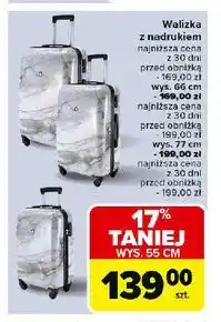 Carrefour Walizka z nadrukiem 28'' oferta