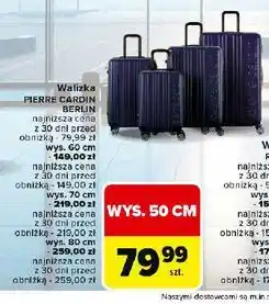 Carrefour Walizka berlin 80 cm Pierre Cardin Paris oferta