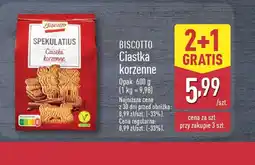 ALDI Ciastka korzenne Biscotto Spekulatius oferta