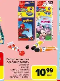 Carrefour Farby tempera w tubach z pędzelkiem Patio Colorino Kids oferta