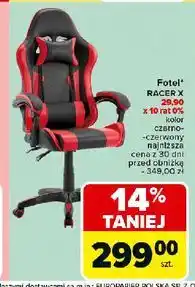 Carrefour Fotel gamingowy racer x oferta