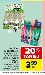 Carrefour Korektor w taśmie Wikam oferta