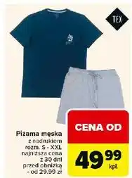 Carrefour Piżama męska s-xxl Tex oferta