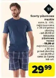 Carrefour Koszulka męska piżamowa Tex oferta