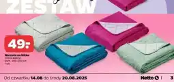 Netto Narzuta na łóżko 200 x 220 cm oferta