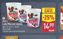 ALDI Lody Mleczne Myszki Mucci oferta