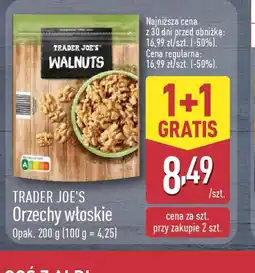 ALDI Orzechy włoskie Trader Joe's oferta