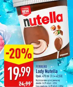 ALDI Lody Nutella oferta