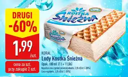 ALDI Lody Kostka Snieżna Koral oferta