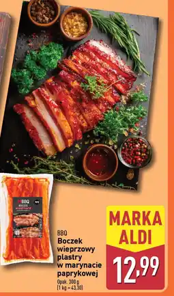 ALDI Boczek wieprzowy plastry w marynacie paprykowej oferta