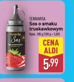 ALDI Sos o smaku truskawkowym Terravita oferta