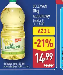 ALDI Olej rzepakowy Bellasan oferta