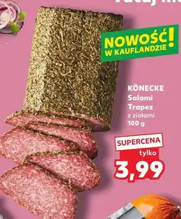 Kaufland Salami Trapez z ziołami Könecke oferta