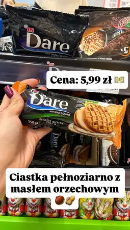 Dino Ciastka Dare z masłem orzechowym pełnoziarniste oferta