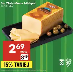 Delikatesy Centrum Ser Złoty Mazur Mlekpol oferta