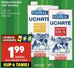 Delikatesy Centrum Mleko UHT Uchate 3.2% Polmlek oferta