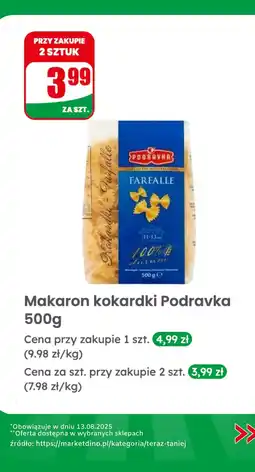 Dino Makaron Podravka Farfalle 500g oferta