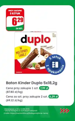 Dino Baton Kinder Duplo 5x18,2g oferta