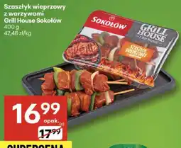Delikatesy Centrum Szaszłyk wieprzowy z warzywami Grill House Sokołów oferta