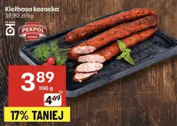 Delikatesy Centrum Wędlina kiełbasa kozacka Pekpol oferta