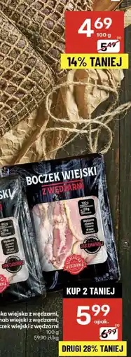 Delikatesy Centrum Boczek wiejski z wędzarni Szlachecka Szlachecka Wędzarnia oferta