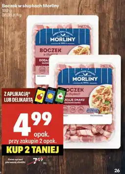 Delikatesy Centrum Boczek w słupkach Morliny oferta