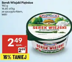 Delikatesy Centrum Serek wiejski Piątnica ze szczypiorkiem oferta