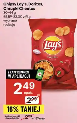 Delikatesy Centrum Chipsy Lay's, Doritos, chrupki Cheetos Lay's/Doritos/Cheetos oferta
