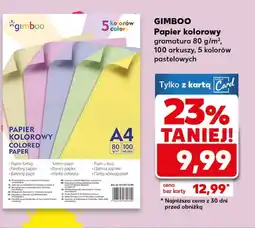 Kaufland Papier kolorowy Gimboo oferta
