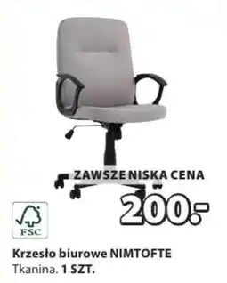 JYSK Krzesło biurowe Nimtofte oferta