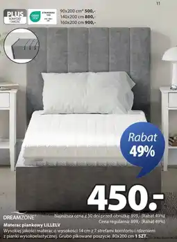 JYSK Materac oferta
