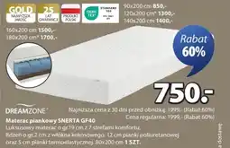 JYSK Materac Dreamzone oferta