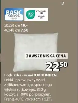 JYSK Poduszka TEX oferta