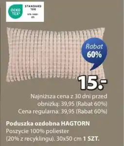 JYSK Poszewka ozdobna TEX oferta