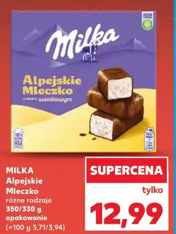 Kaufland Mleczko alpejskie Milka oferta