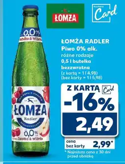 Kaufland Piwo Łomża oferta