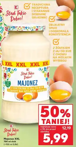 Kaufland Majonez K-Stąd Takie Dobre oferta