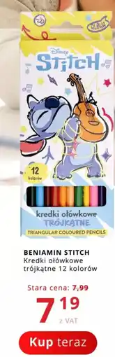 Poczta Polska BENIAMIN STITCH Kredki ołówkowe trójkątne oferta