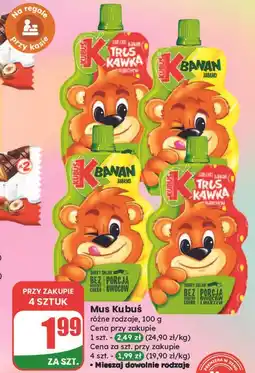 Dino Mus banan-jabłko Kubuś oferta