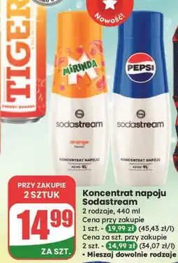 Dino Sok do przygotowania napojów gazowanych mirinda Sodastream oferta