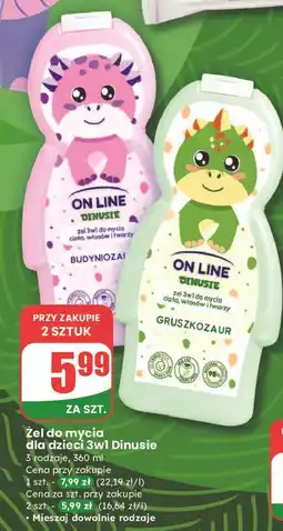 Dino Żel do mycia 3w1 budyniozaur On Line Dinusie oferta