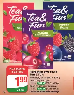 Dino Herbata owoce leśne Tea & Fun oferta