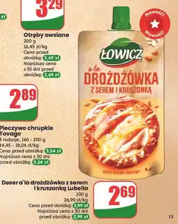 Dino Deser drożdżówka z serem i kruszonką Łowicz oferta