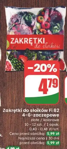 Dino Zakrętki do słoików 82 mm 6 zaczepowe oferta