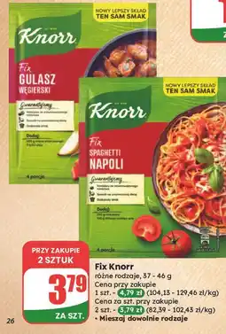 Dino Spaghetti napoli Knorr Fix oferta