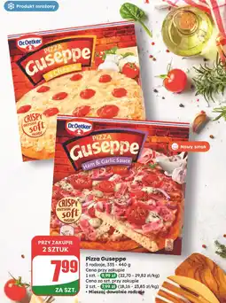 Dino Pizza z szynką i sosem czosnkowym Dr. Oetker Guseppe oferta