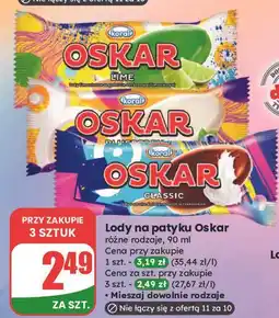 Dino Lód śmietankowy w mlecznej czekoladzie Koral Oskar oferta
