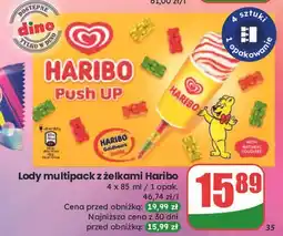 Dino Lody push up Haribo oferta