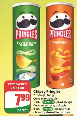 Dino Chipsy sour cream-onion Pringles oferta