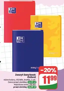 Dino Zeszyt easy book a5/60 k kratka Oxford oferta